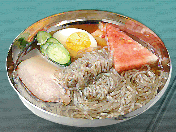 冷 麺 原料